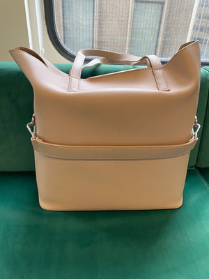 Away The Longitude Tote in Pink Leather (BRAND NEW)