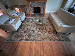 100% Wool Hand Knotted Area Rug- 8x10