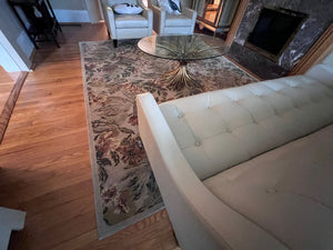 100% Wool Hand Knotted Area Rug- 8x10