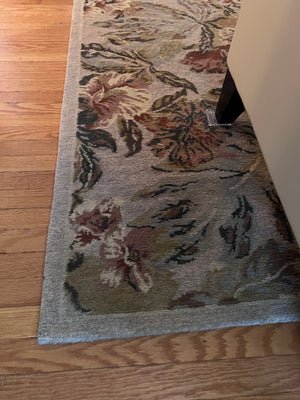 100% Wool Hand Knotted Area Rug- 8x10