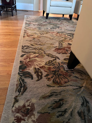 100% Wool Hand Knotted Area Rug- 8x10