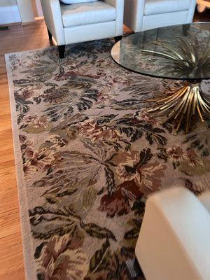 100% Wool Hand Knotted Area Rug- 8x10