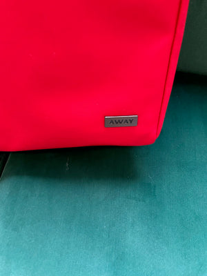 Away The Large Toiletry Bag in Red Nylon (BRAND NEW)