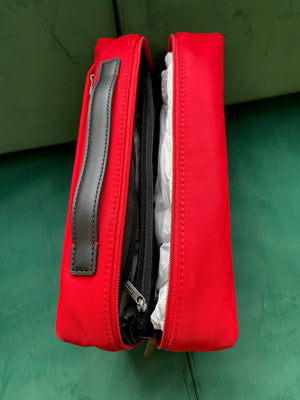 Away The Large Toiletry Bag in Red Nylon (BRAND NEW)