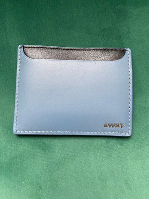 Away Blue Leather Card Holder (BRAND NEW)