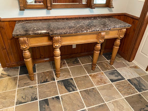 Marble Console Table (*condition)