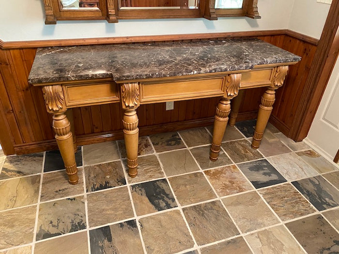 Marble Console Table (*condition)