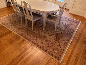 100% Wool Pakistani Hand Knotted Area Rug- 8x10ft