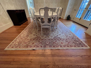 100% Wool Pakistani Hand Knotted Area Rug- 8x10ft