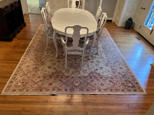 100% Wool Pakistani Hand Knotted Area Rug- 8x10ft