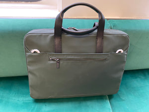 Away The Laptop Bag in Green Nylon (BRAND NEW)