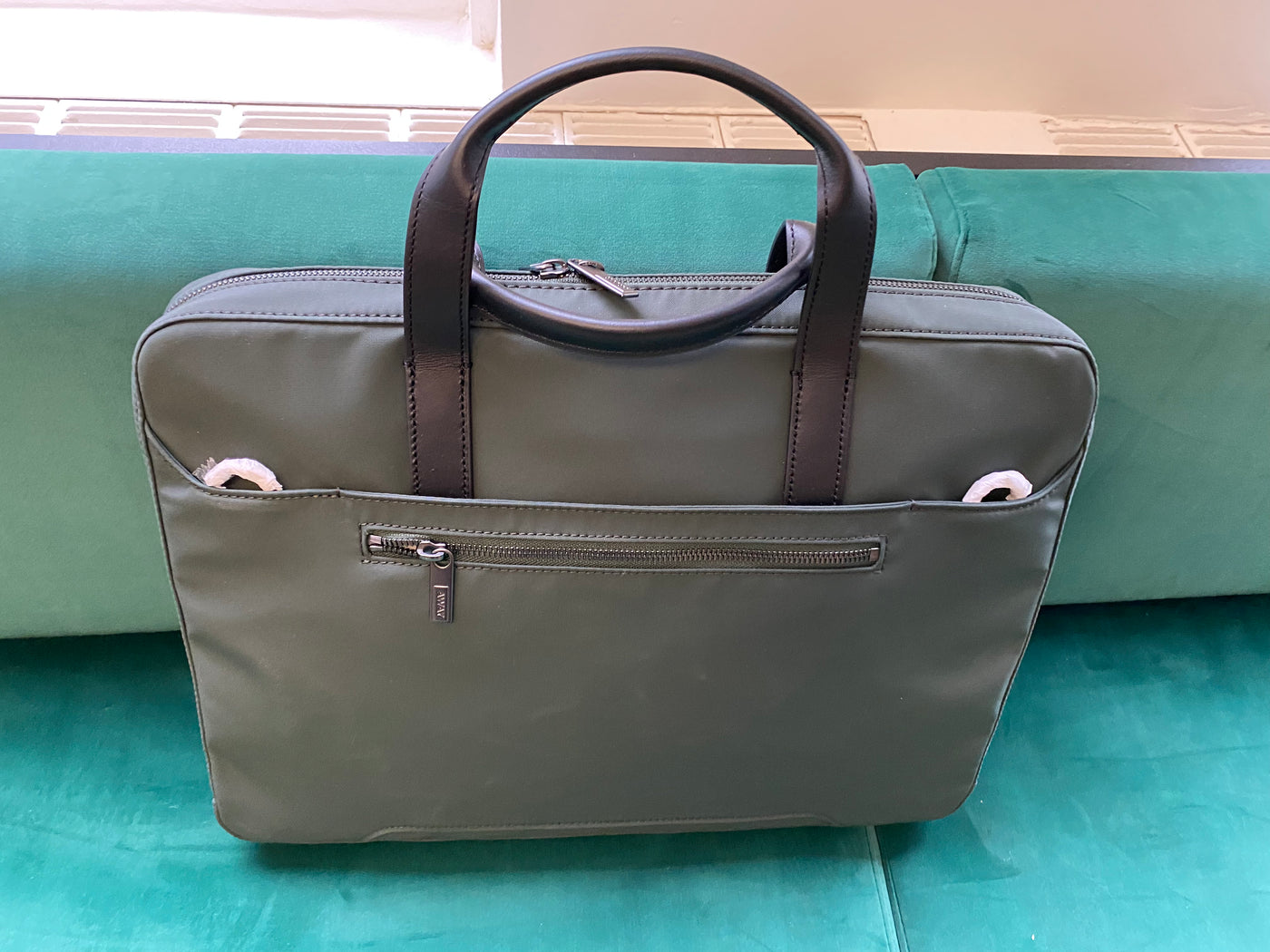 Away The Laptop Bag in Green Nylon BRAND NEW Sell My Stuff Canada Canada s Content and Estate Sale Specialists
