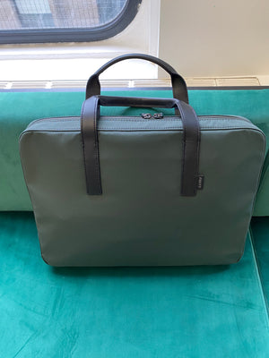 Away The Laptop Bag in Green Nylon (BRAND NEW)