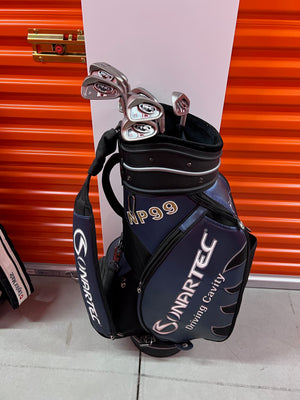 Ping i15 Irons 3-PW, Right Hand, Graphite Shaft, Regular Flex + Sonartec NP99 Bag