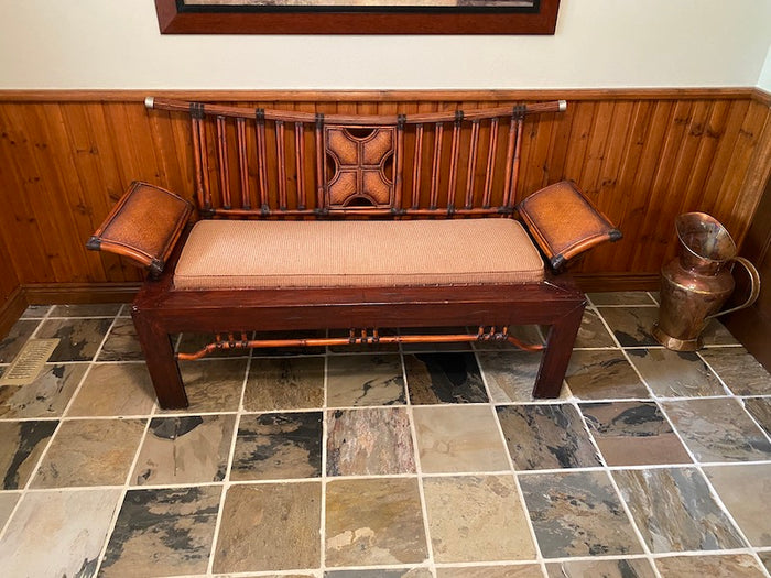 Unique Oriental Inspired Bench