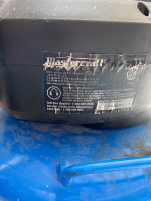 Mastercraft 6 Gallon Pancake Air Compressor with 2-in-1 Nailer