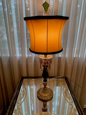Schonbek Mardi Gras Crystal Table Lamp