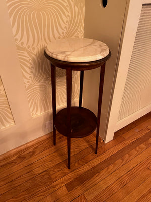 Marble Top Pedestal Stand