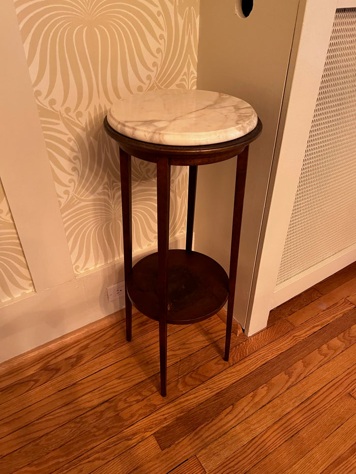 Marble Top Pedestal Stand
