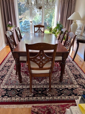 Kuolin Dining Table + 6 Chairs