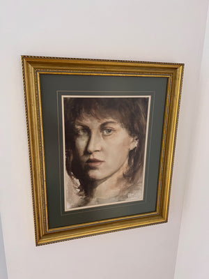 Framed Watercolour- Girl