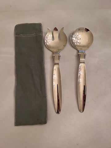 Viking Plate E.P. Copper, Made in Canada Salad Servers