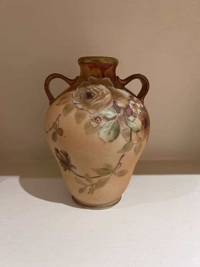 Hand Painted Nippon Vase