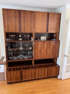 MCM Musterring "Colorado" Rosewood Wall Unit