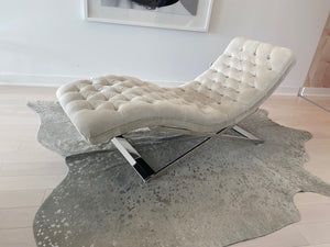 Sunpan Grey Chaise Lounge Chair