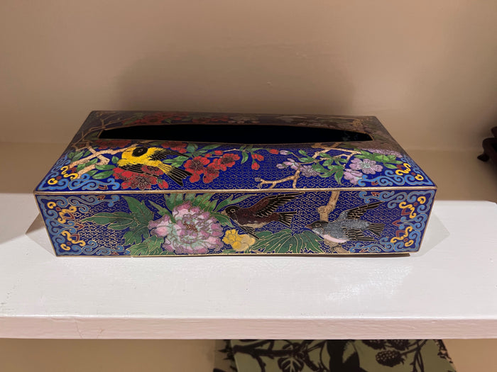 Painted Tissue Box Cover