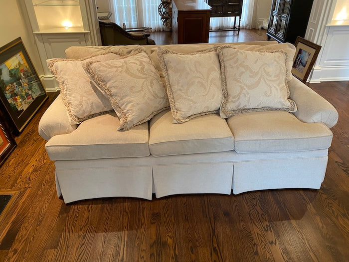 Henredon Upholstery Collection Cream Sofa