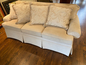 Henredon Upholstery Collection Cream Sofa