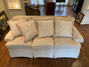 Henredon Upholstery Collection Cream Sofa