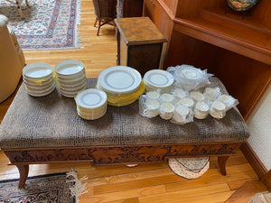 Mikasa Bone China, Cumberland 167 Dinnerware Set Service for 12