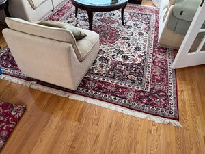 100% Wool Indian Area Rug # 2- 8 x 10ft