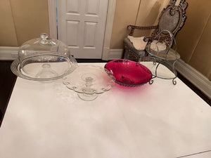 Glass Serving Lot