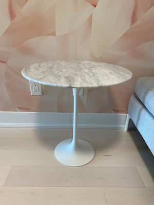 ELTE Round Marble Top Side Table