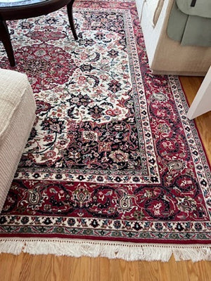 100% Wool Indian Area Rug # 2- 8 x 10ft