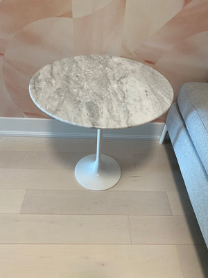 ELTE Round Marble Top Side Table