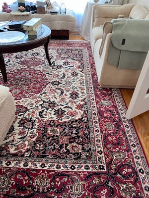 100% Wool Indian Area Rug # 2- 8 x 10ft