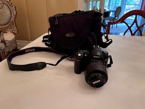 Nikon Black D50 6.1 MP DX Digital Camera Body, with AF-S DX NIKKOR 18-55mm f/3.5-5.6G VR II Lens
