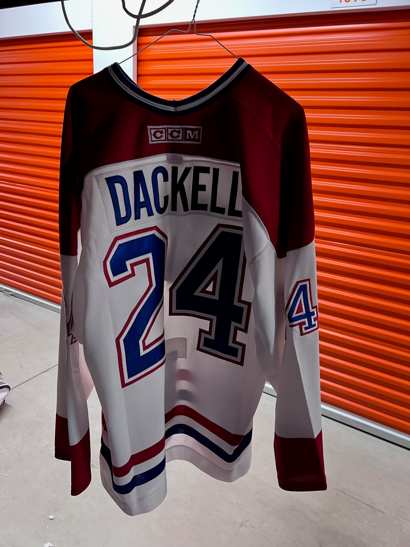 Montreal Canadiens Andreas Dackell NHL Game Worn Home Jersey