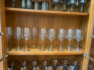 28 Wine Glasses Lot