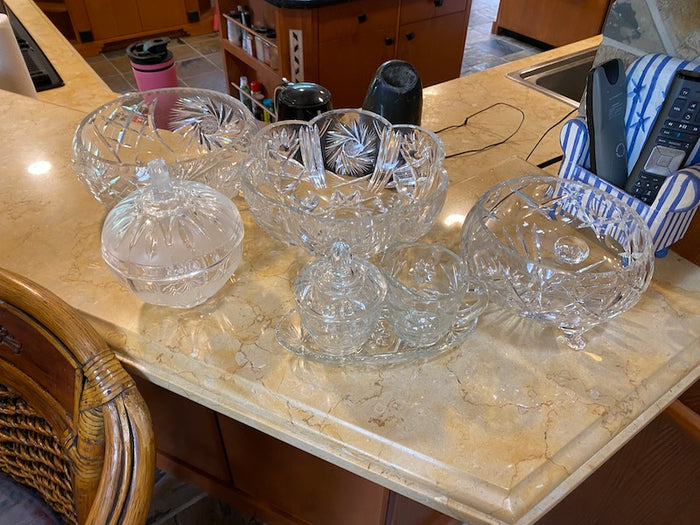 Crystal Bowl Lot