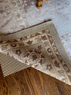 "The Imperial Difference" Chobi SAGL/WHITE 100% Wool Hand Knotted Rug- 10x14ft
