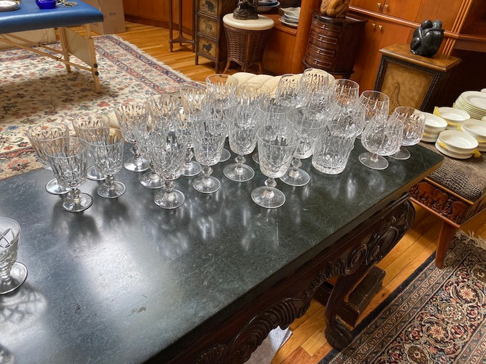Crystal Glasses Lot