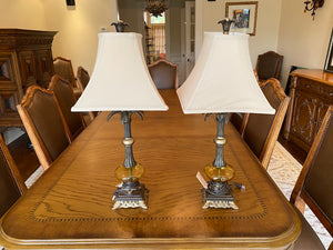Pair of Palm Tree Table Lamps