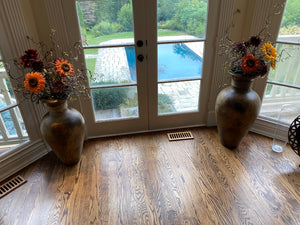 Pair of Indoor Decorative Terracotta Floor Vases