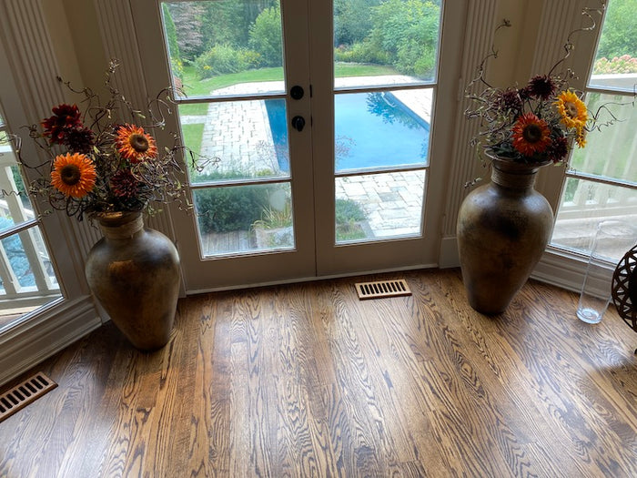 Pair of Indoor Decorative Terracotta Floor Vases
