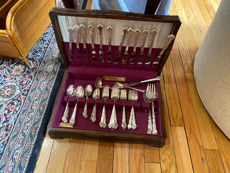 Price of on sale silver plated silverware